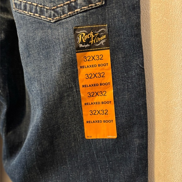 Wrangler | Dark Blue Bootcut Jeans | Size 32 x 32 - Picture 6 of 9